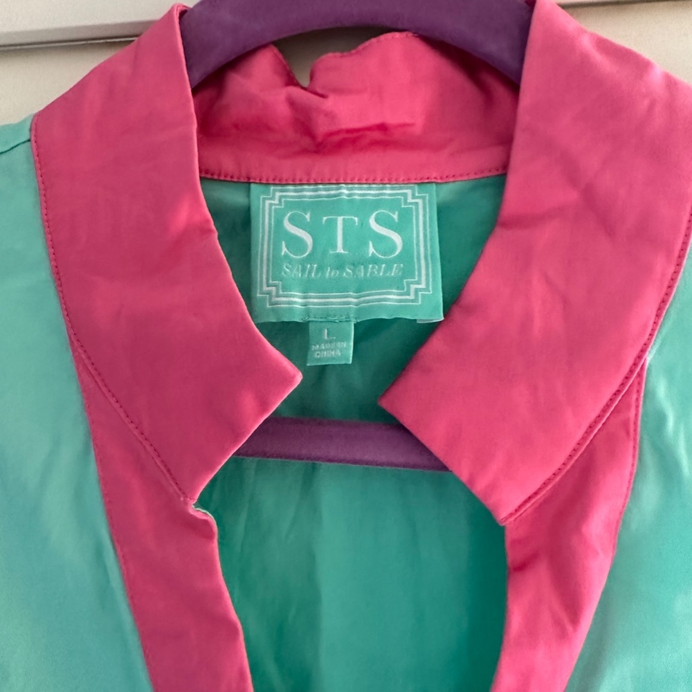 Sail To Sable Block Dress Size L - image 2